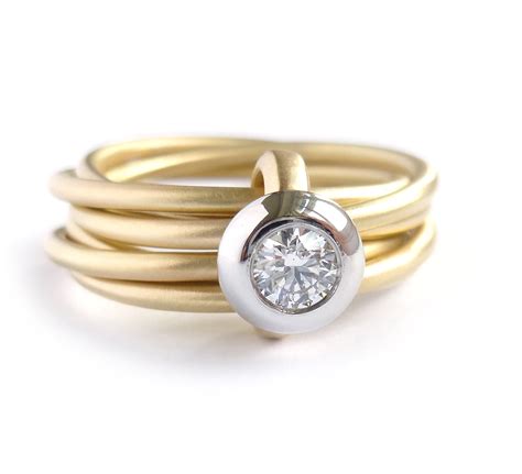 gold designer rings|contemporary gold rings.